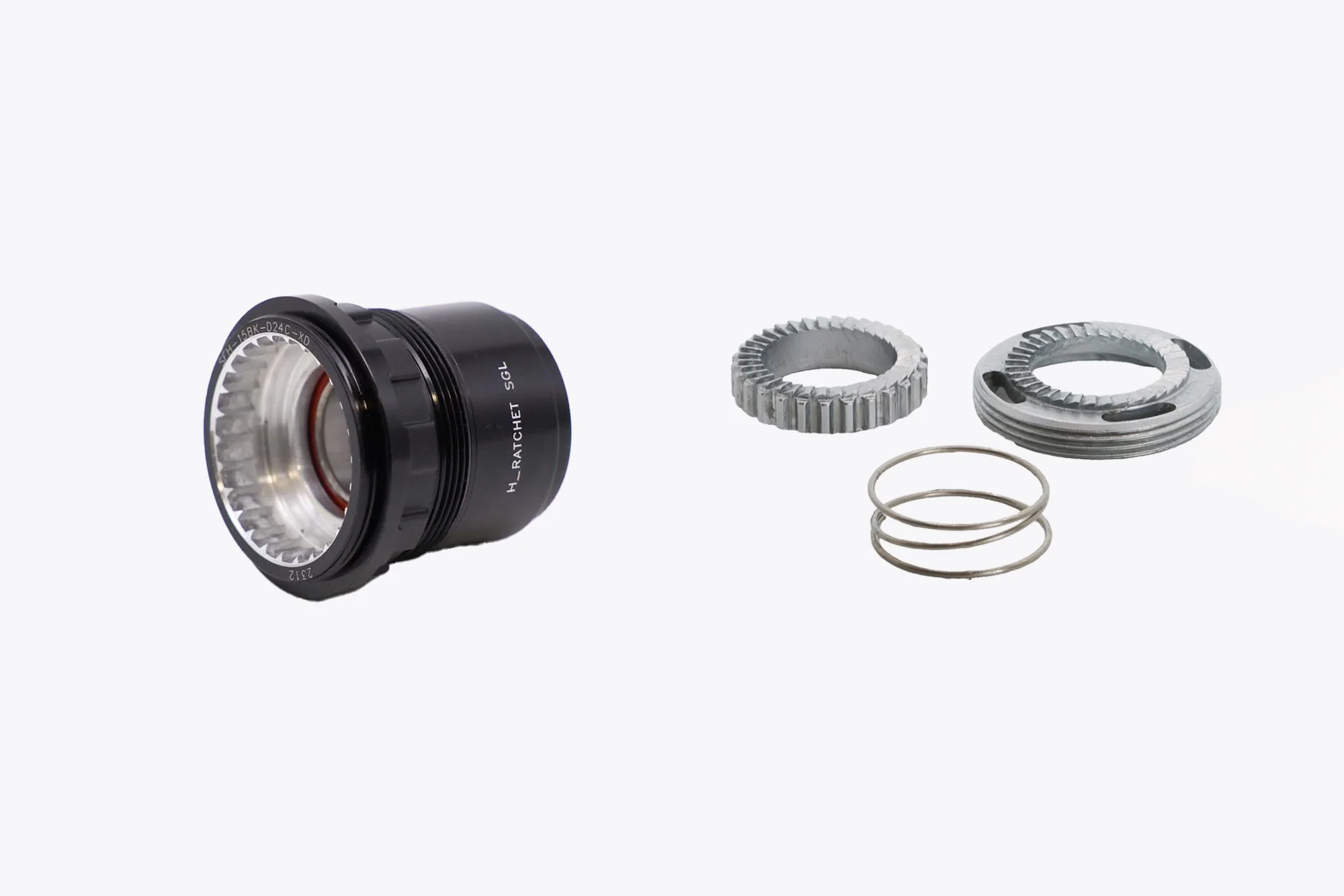 H_Ratchet SGL 36T Freehub And Disc And Spring Set Bundle | SRAM XD/XDR | Stainless Steel Bearing