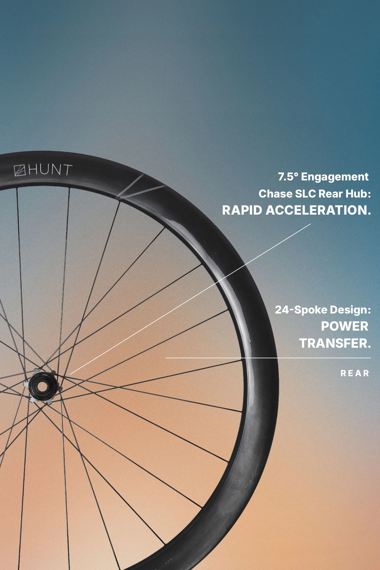 HUNT 4AM Limitless Disc Wheelset - Image 8