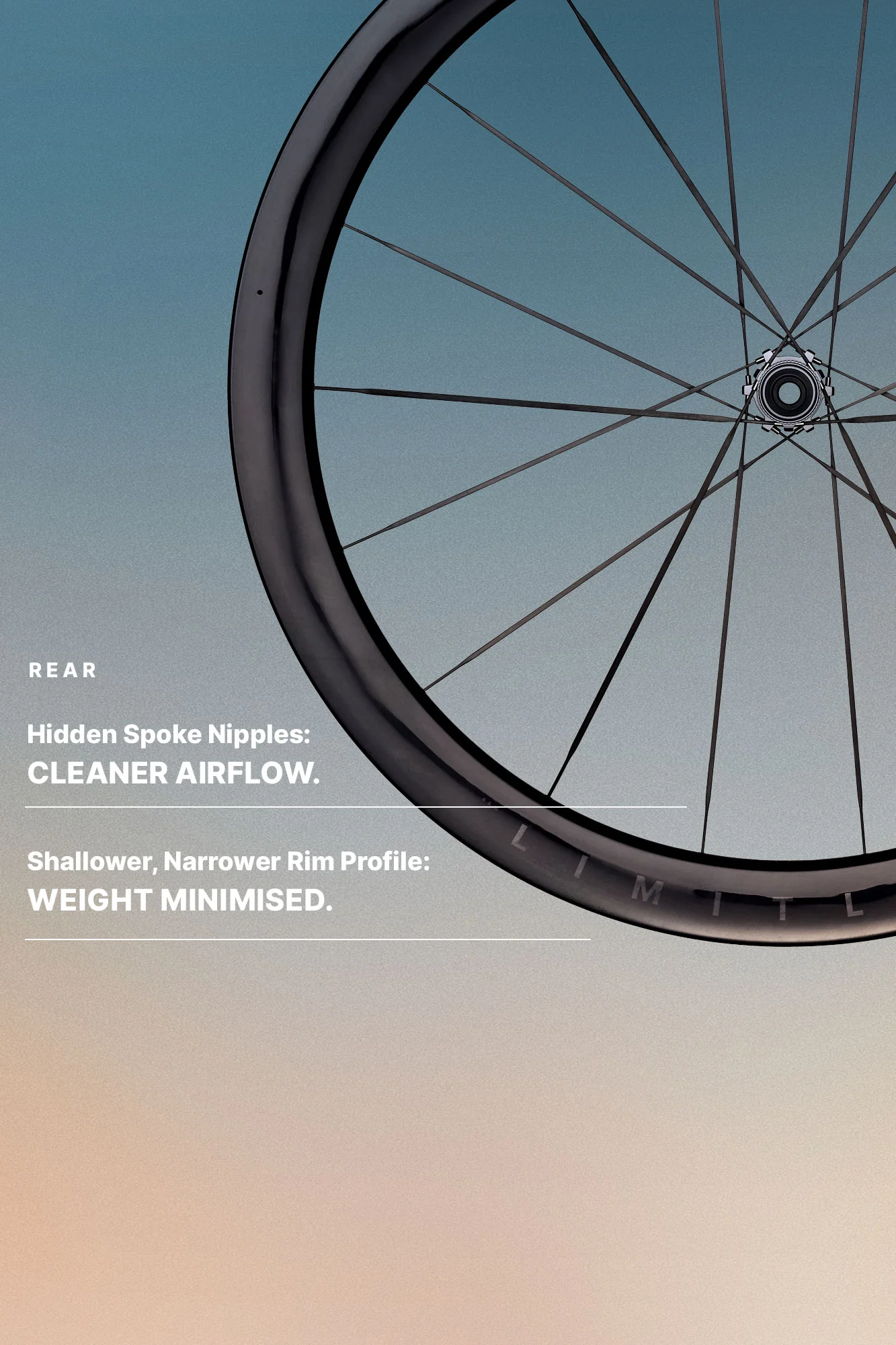 HUNT 4AM Limitless Ti_UD Carbon Spoke Disc Wheelset - Image 7