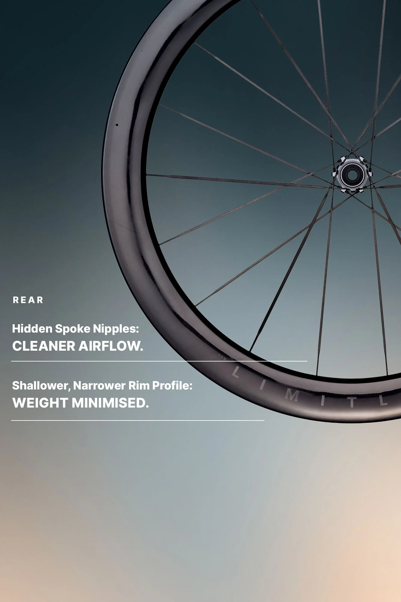 HUNT 5AM Limitless Ti_UD Carbon Spoke Disc Wheelset - Image 10