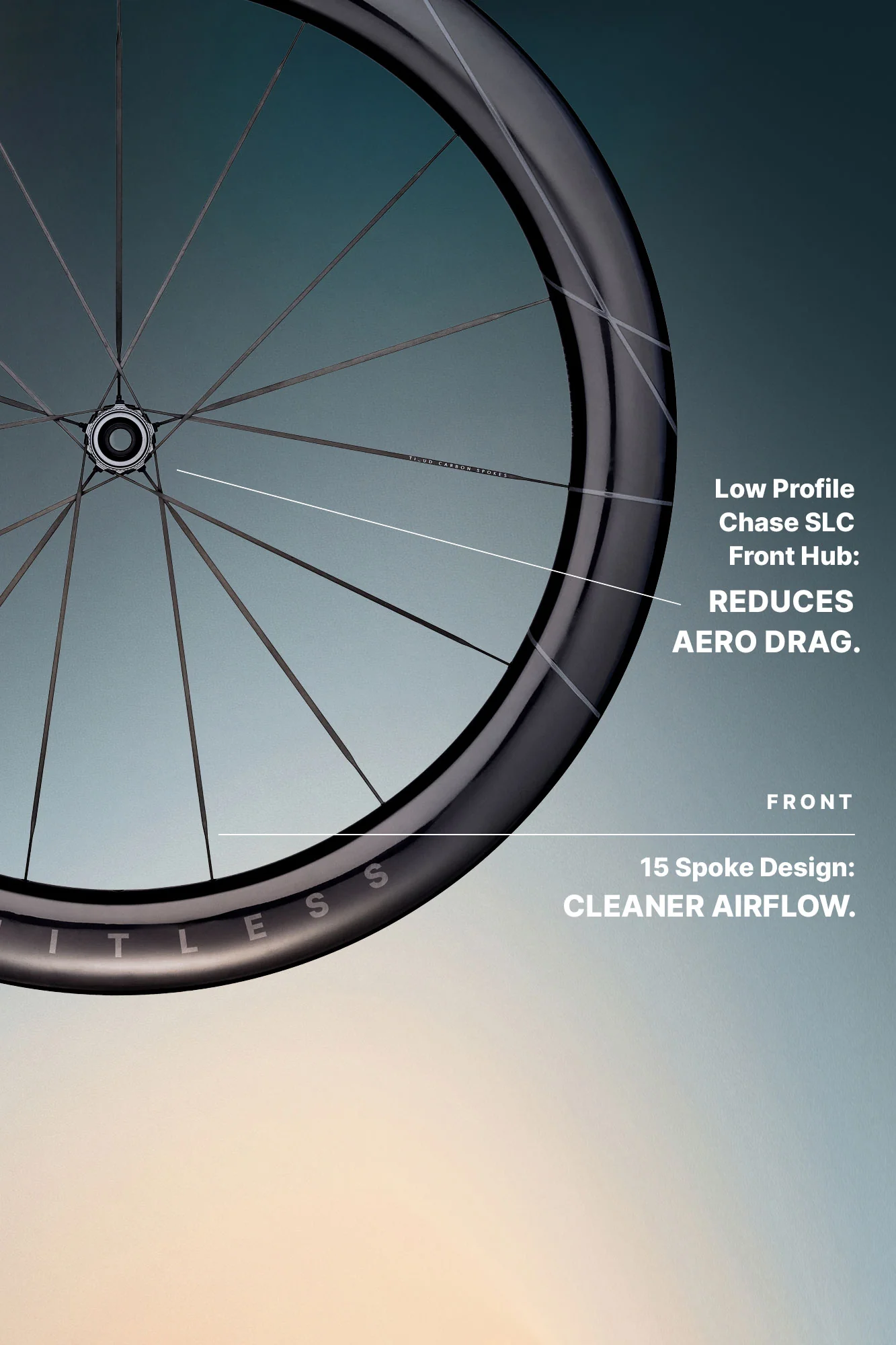 HUNT 5AM Limitless Ti_UD Carbon Spoke Disc Wheelset - Image 9