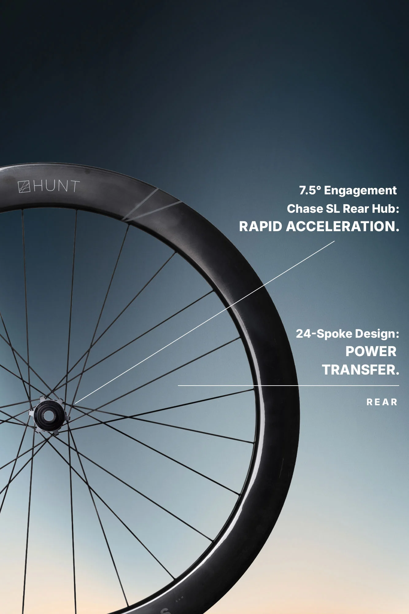 HUNT 5AM Limitless Disc Wheelset - Image 9