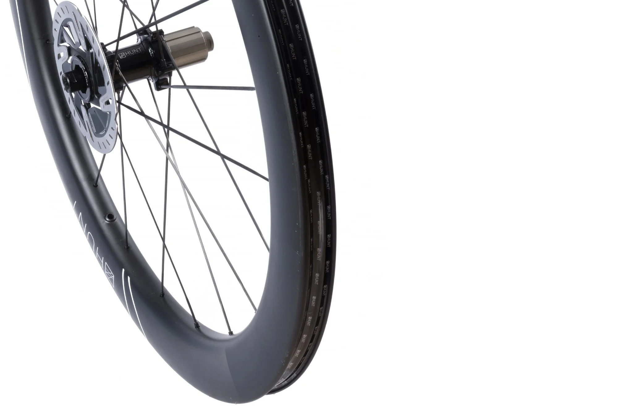 HUNT 60 Limitless UD Carbon Spoke Disc Single Wheel | Previous Model IC274 - Image 3